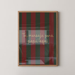 Lámina personalizada para papá - Tu mensaje | Diseño 5