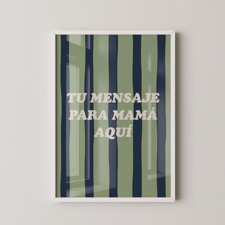 Lámina personalizada para mamá - Tu mensaje | Diseño 14
