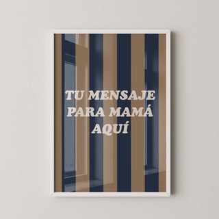 Lámina personalizada para mamá - Tu mensaje | Diseño 2