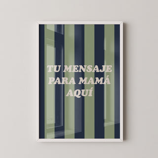 Lámina personalizada para mamá - Tu mensaje | Diseño 3