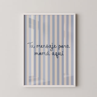 Lámina personalizada para mamá - Tu mensaje | Diseño 5